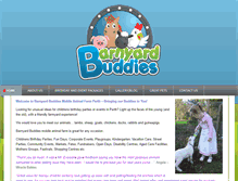 Tablet Screenshot of barnyardbuddies.com.au